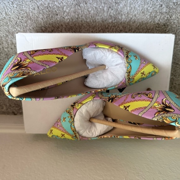 Aldo Pastel Patterned Women's Heels - Picture 4 of 6